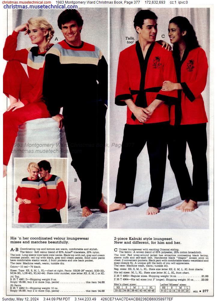 1983 Montgomery Ward Christmas Book, Page 377