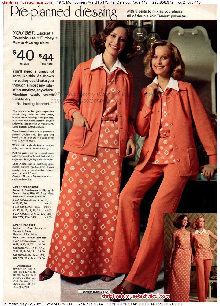 1975 Montgomery Ward Fall Winter Catalog, Page 117