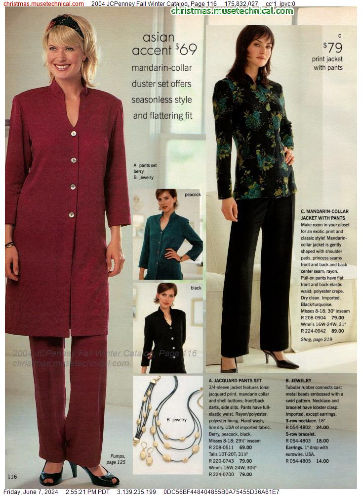 2004 JCPenney Fall Winter Catalog, Page 116