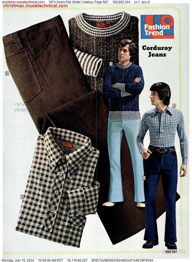 1974 Sears Fall Winter Catalog, Page 587
