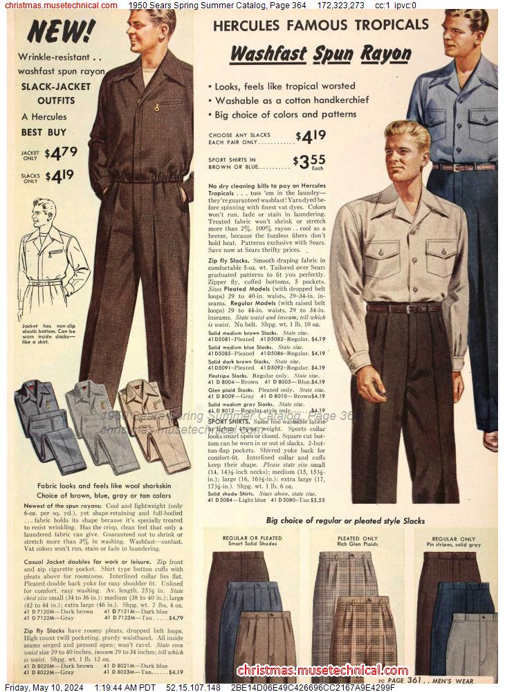 1950 Sears Spring Summer Catalog, Page 364