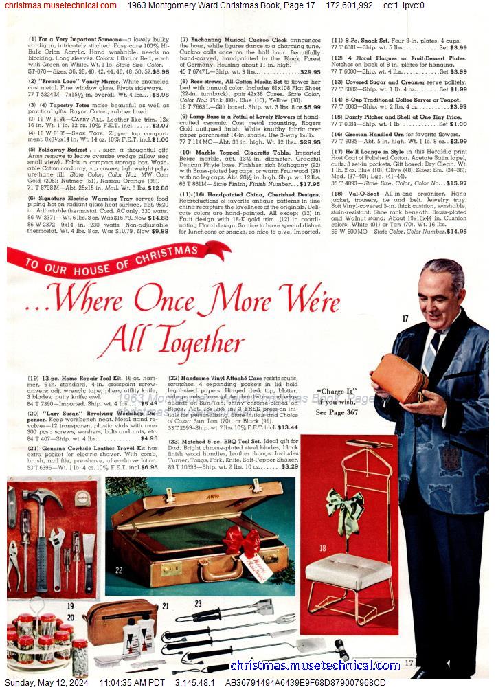 1963 Montgomery Ward Christmas Book, Page 17