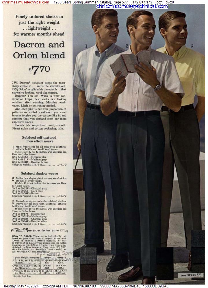 1965 Sears Spring Summer Catalog, Page 577
