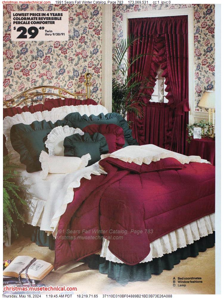 1991 Sears Fall Winter Catalog, Page 783