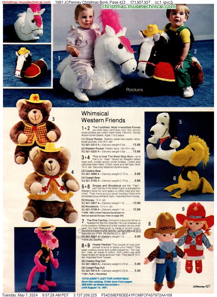 1981 JCPenney Christmas Book, Page 423