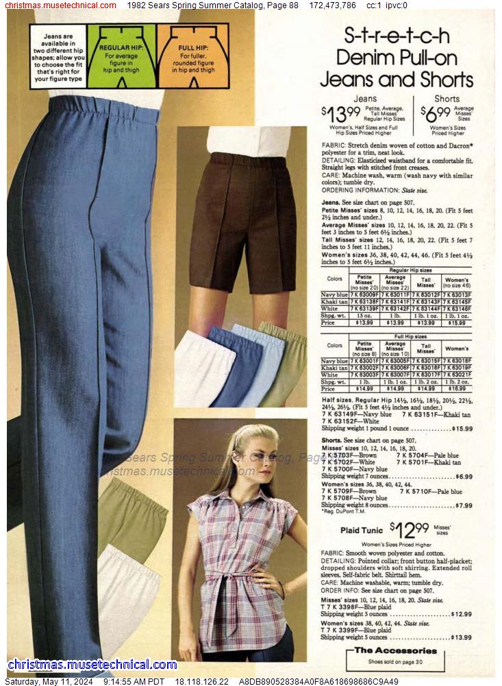 1982 Sears Spring Summer Catalog, Page 88