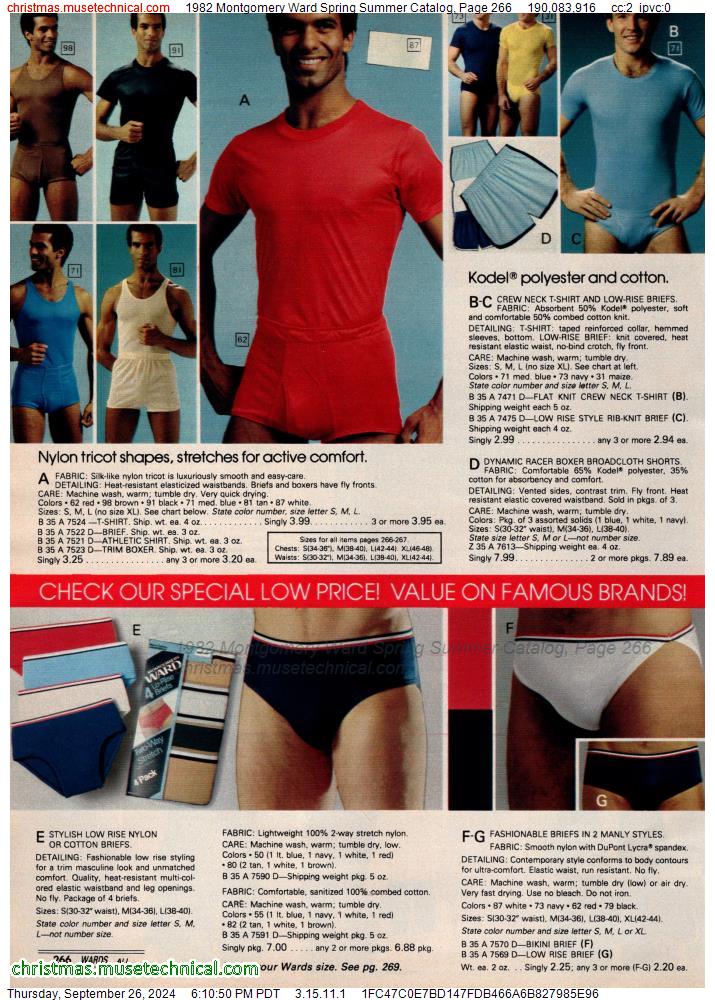 1982 Montgomery Ward Spring Summer Catalog, Page 266