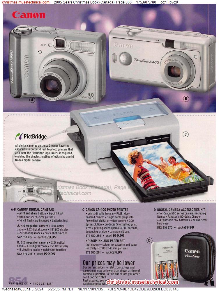 2005 Sears Christmas Book (Canada), Page 866
