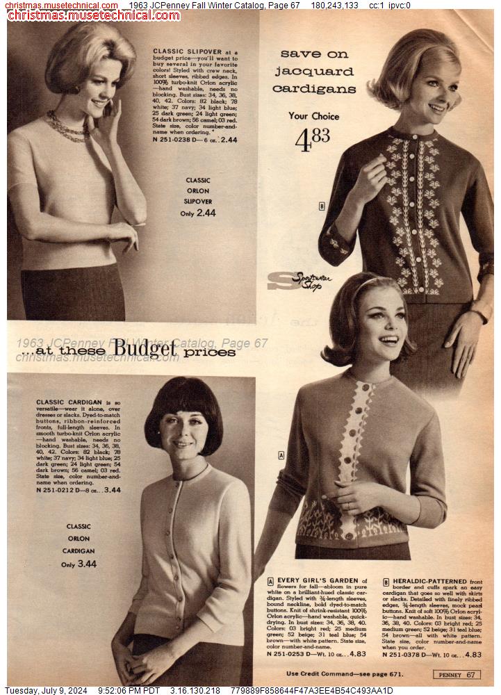1963 JCPenney Fall Winter Catalog, Page 67