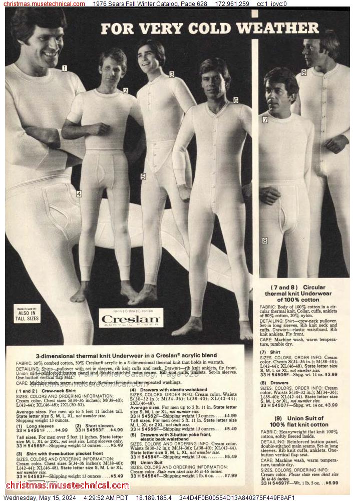 1976 Sears Fall Winter Catalog, Page 628