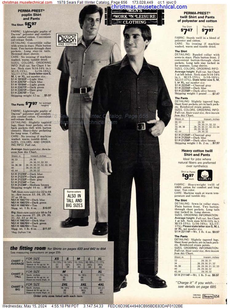 1978 Sears Fall Winter Catalog, Page 656