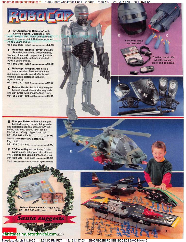 1996 Sears Christmas Book (Canada), Page 512