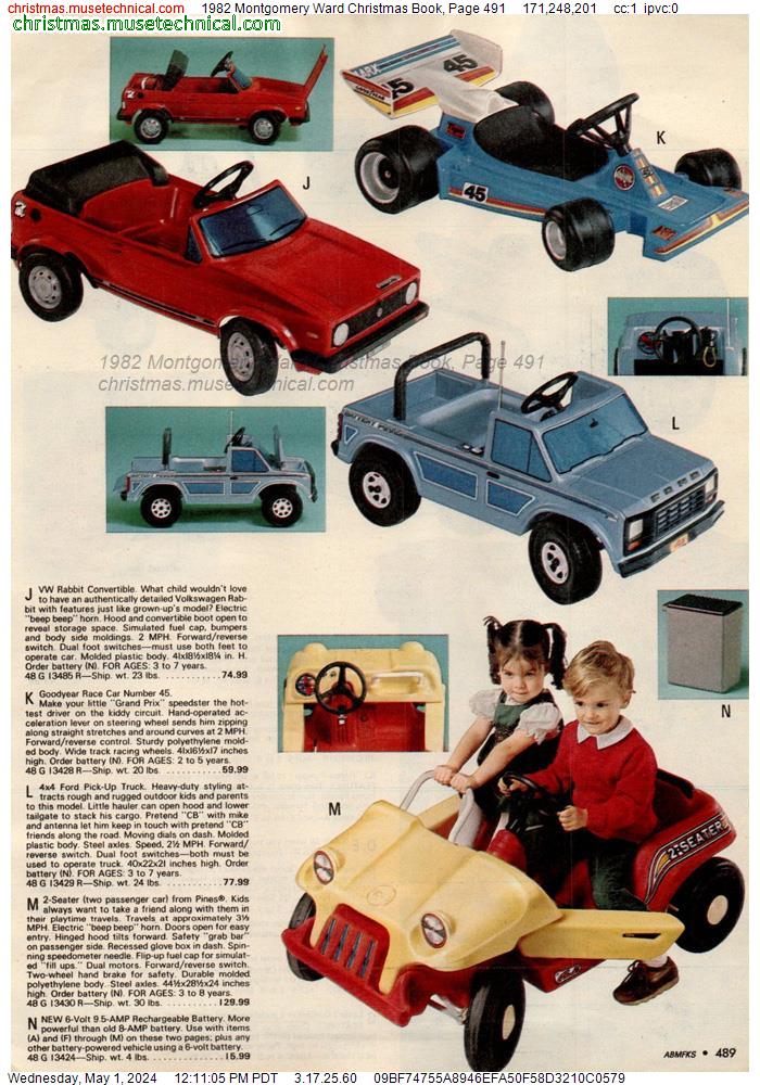 1982 Montgomery Ward Christmas Book, Page 491
