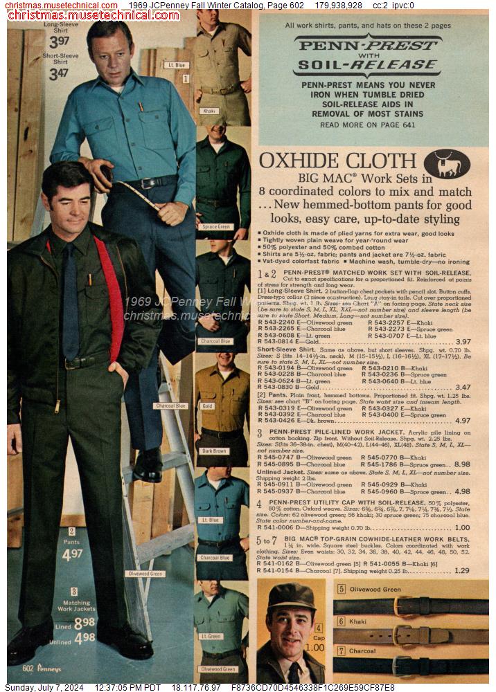 1969 JCPenney Fall Winter Catalog, Page 602