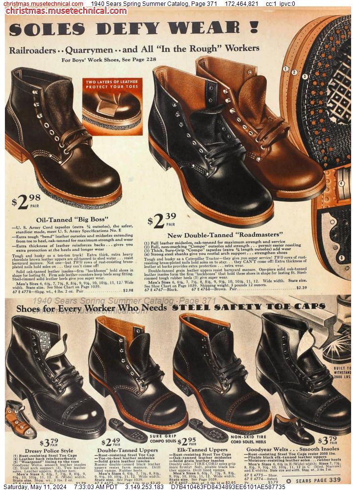 1940 Sears Spring Summer Catalog, Page 371