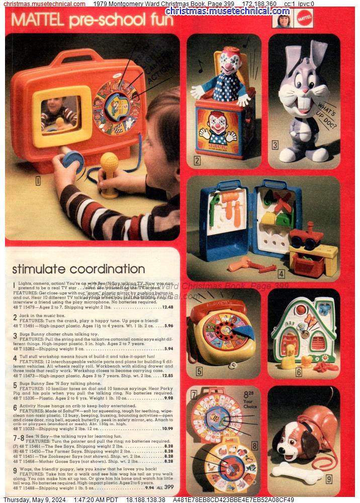 1979 Montgomery Ward Christmas Book, Page 399