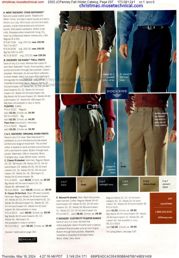 2003 JCPenney Fall Winter Catalog, Page 297