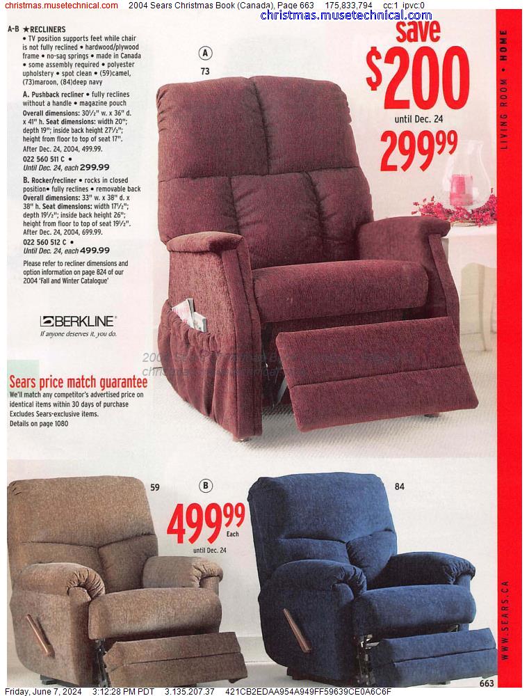 2004 Sears Christmas Book (Canada), Page 663