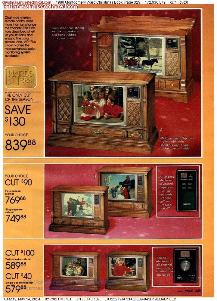 1980 Montgomery Ward Christmas Book, Page 329