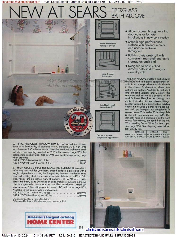 1991 Sears Spring Summer Catalog, Page 659