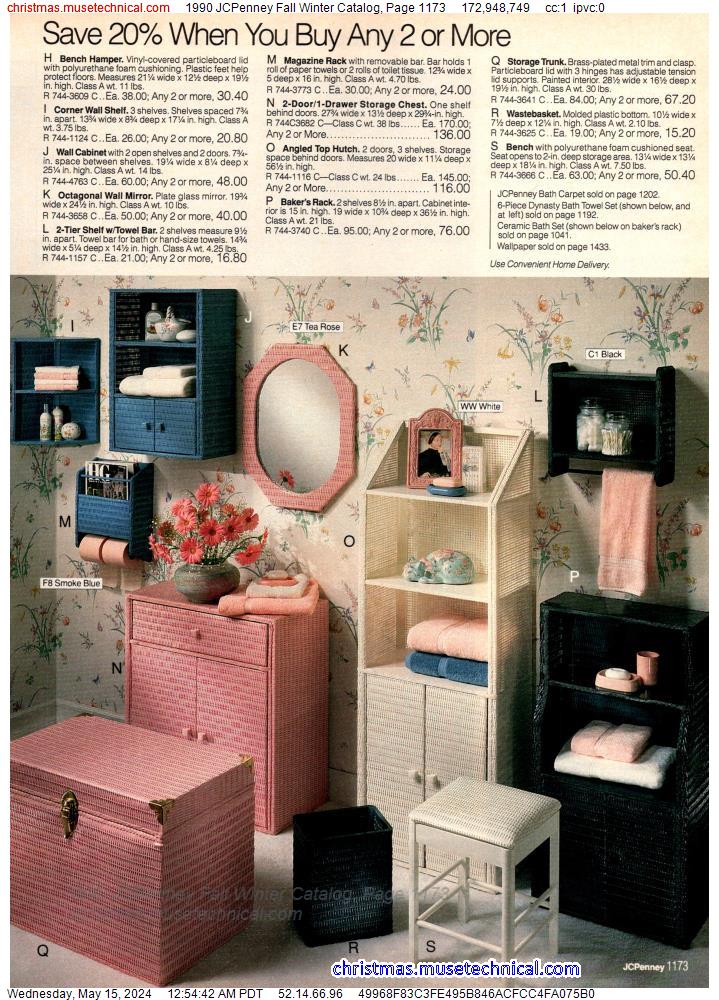 1990 JCPenney Fall Winter Catalog, Page 1173