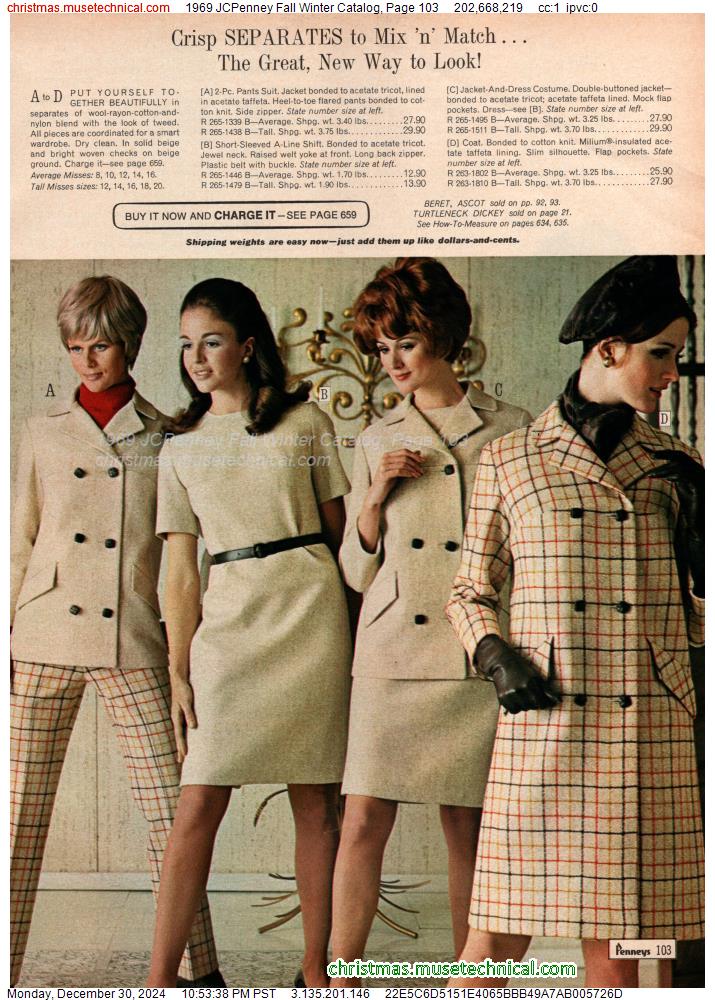 1969 JCPenney Fall Winter Catalog, Page 103