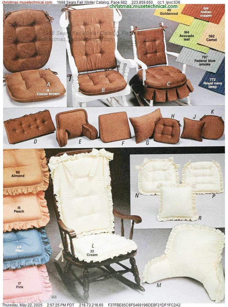 1988 Sears Fall Winter Catalog, Page 882