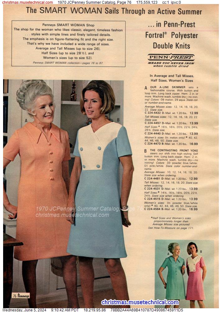 1970 JCPenney Summer Catalog, Page 76
