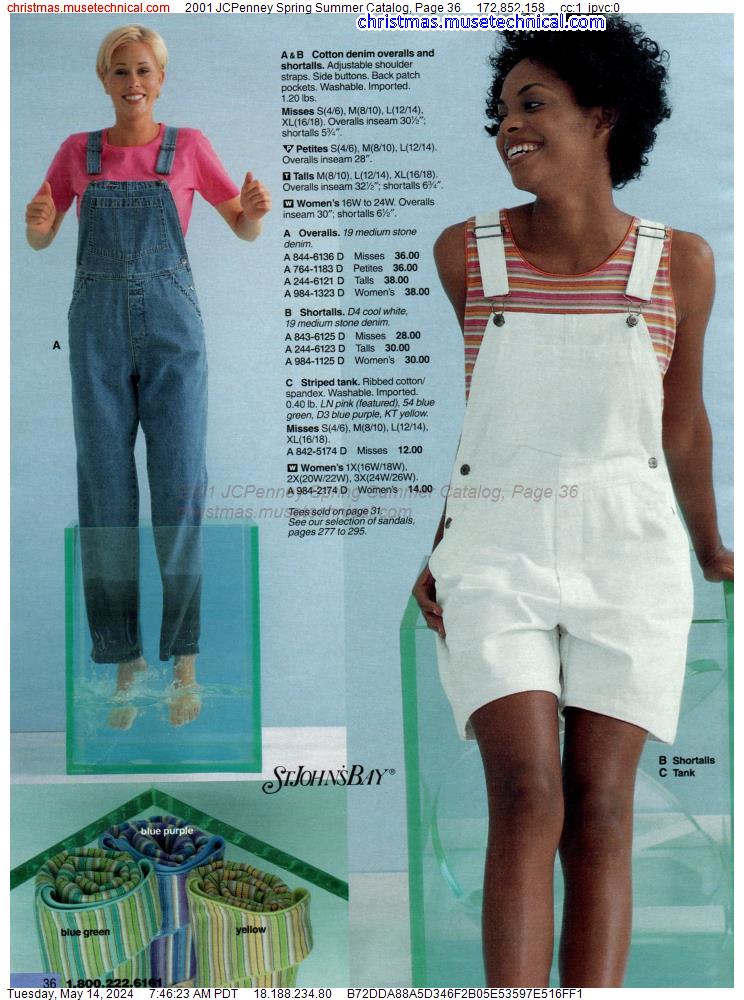 2001 JCPenney Spring Summer Catalog, Page 36