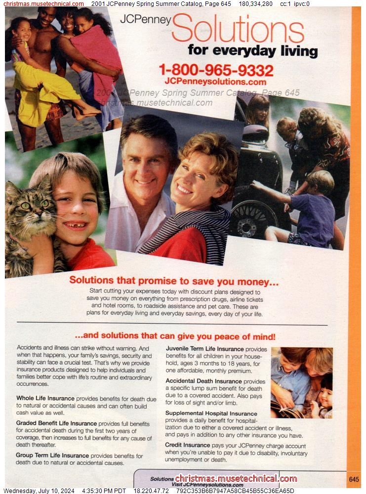 2001 JCPenney Spring Summer Catalog, Page 645
