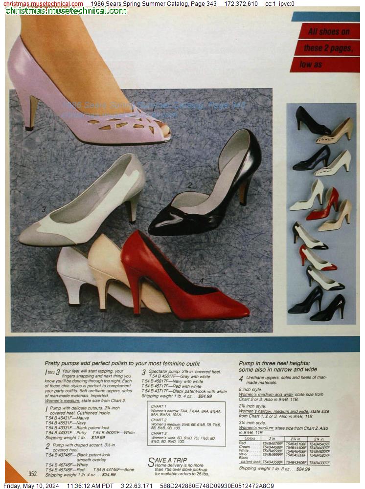 1986 Sears Spring Summer Catalog, Page 343