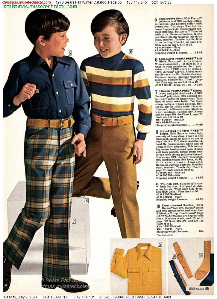 1970 Sears Fall Winter Catalog, Page 65