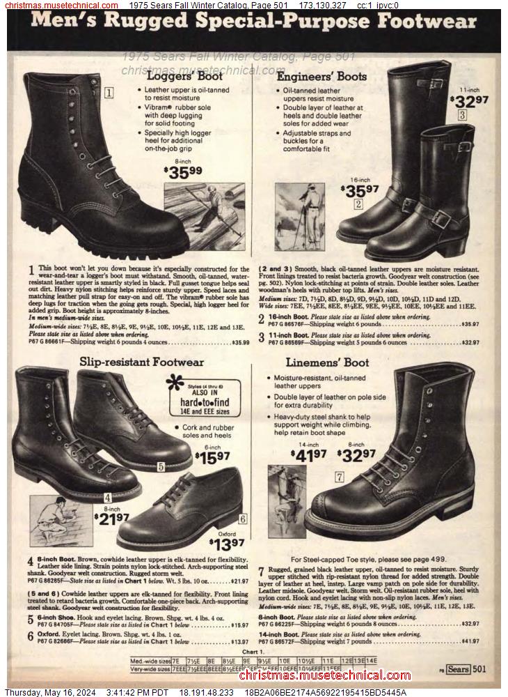 1975 Sears Fall Winter Catalog, Page 501
