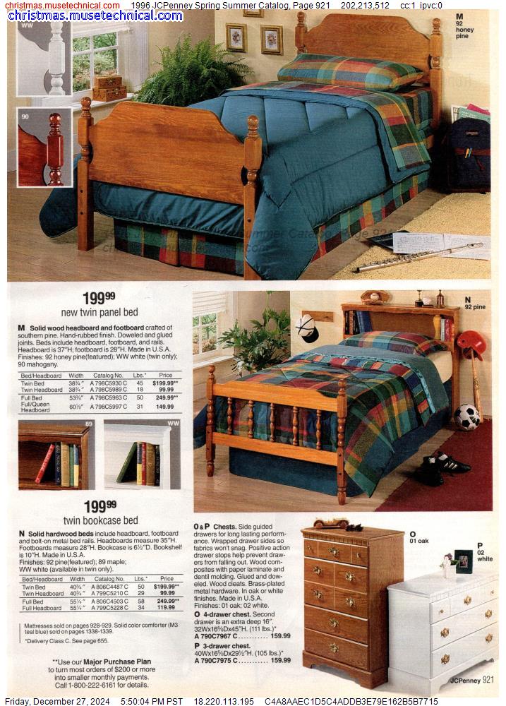 1996 JCPenney Spring Summer Catalog, Page 921