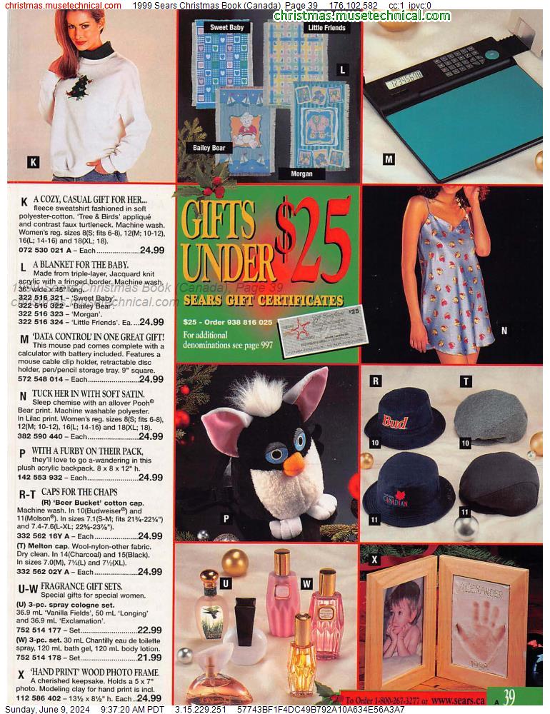 1999 Sears Christmas Book (Canada), Page 39