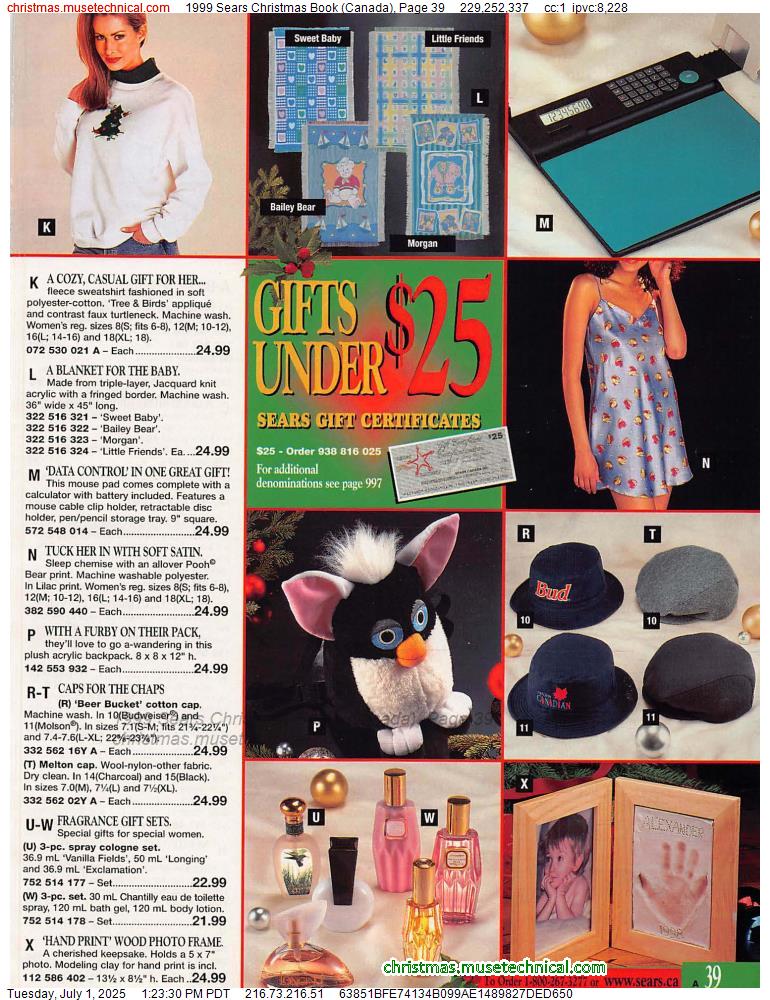 1999 Sears Christmas Book (Canada), Page 39