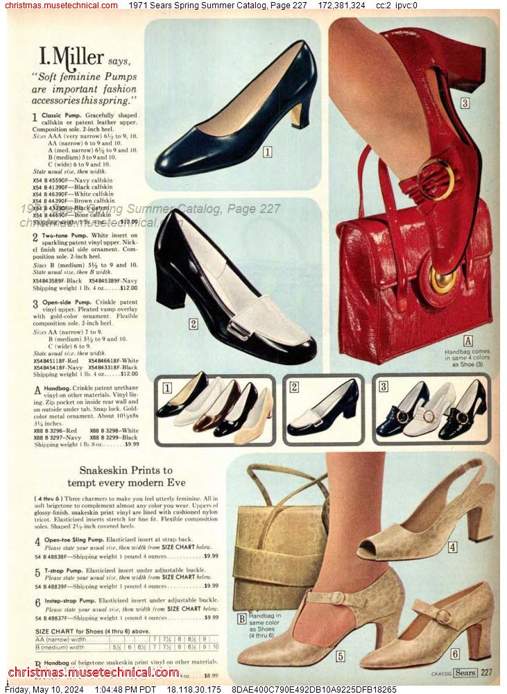 1971 Sears Spring Summer Catalog, Page 227
