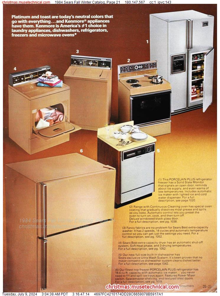 1984 Sears Fall Winter Catalog, Page 21
