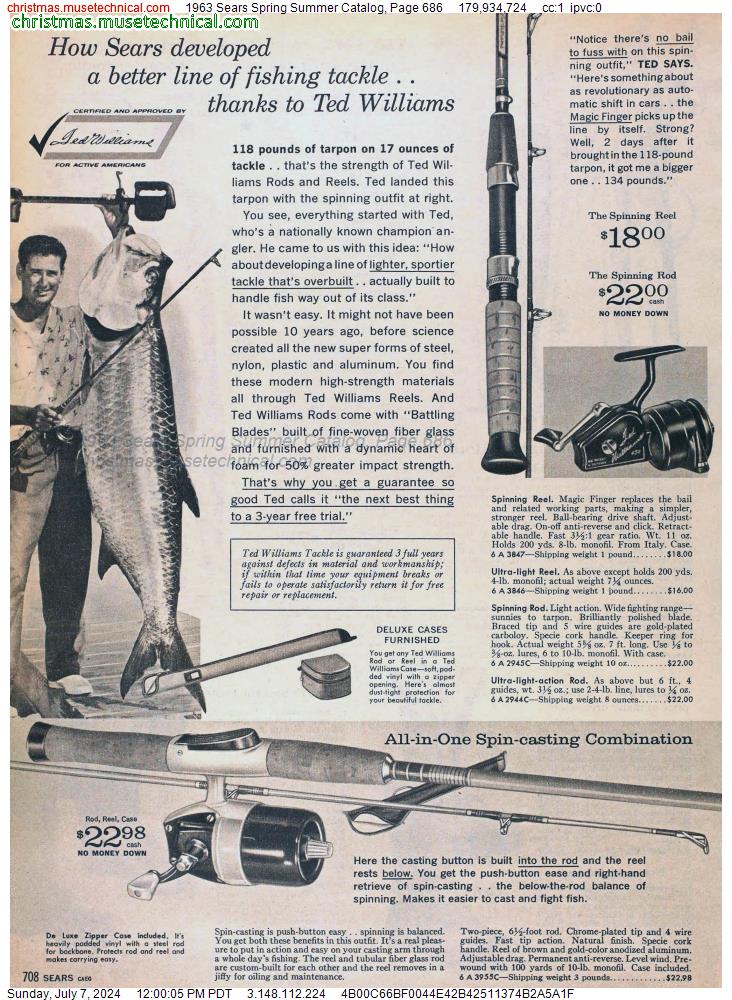 1963 Sears Spring Summer Catalog, Page 686