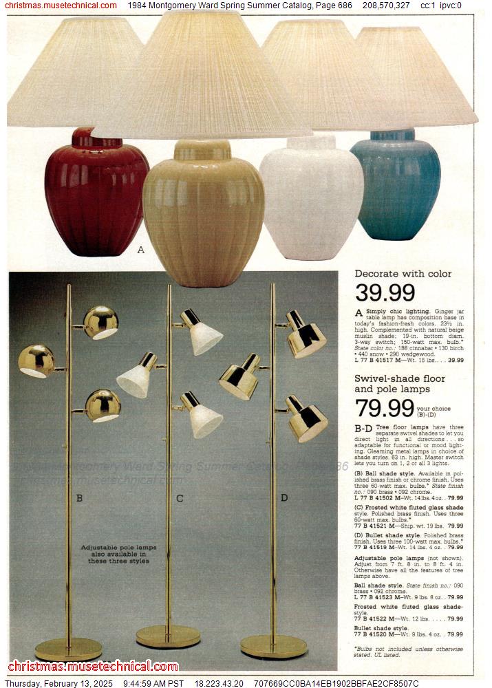 1984 Montgomery Ward Spring Summer Catalog, Page 686