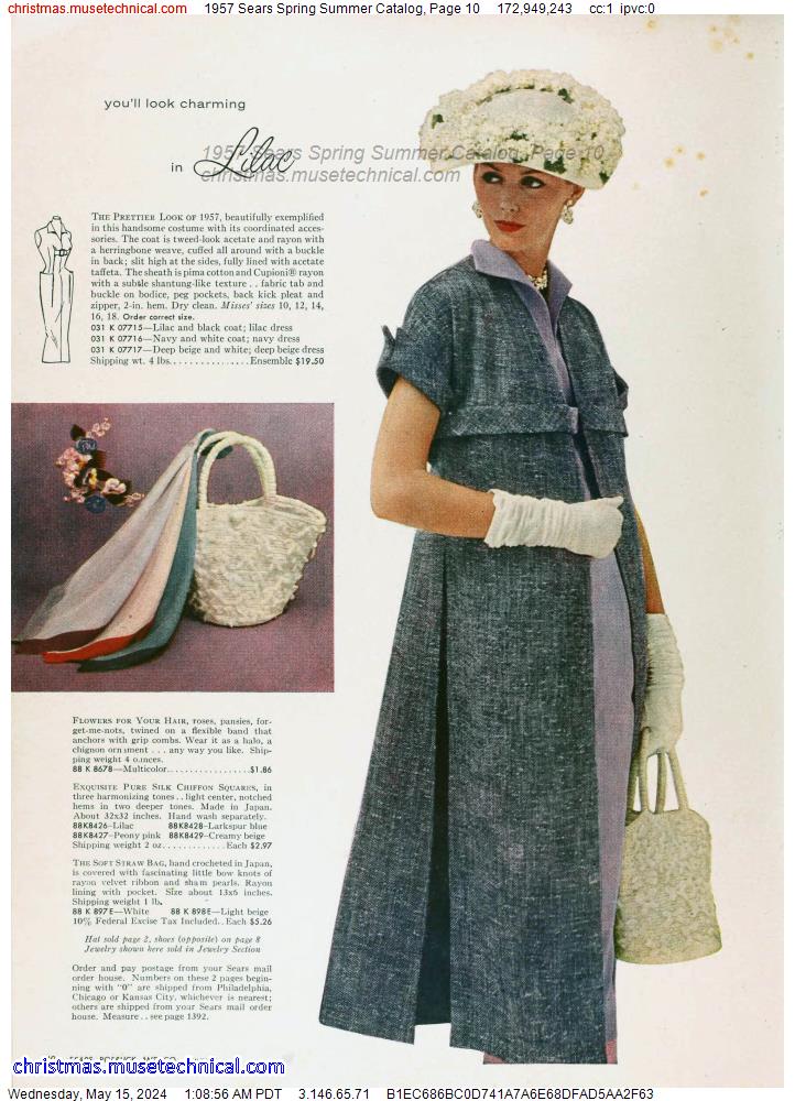 1957 Sears Spring Summer Catalog, Page 10