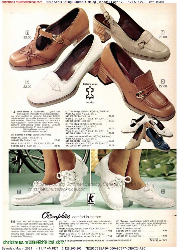 1975 Sears Spring Summer Catalog (Canada), Page 179