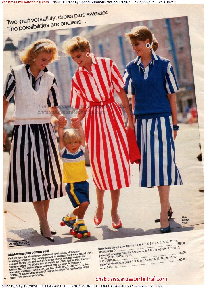 1986 JCPenney Spring Summer Catalog, Page 4