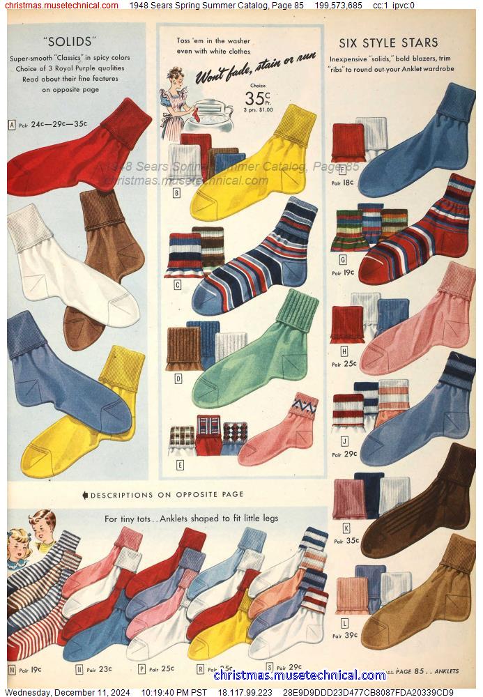 1948 Sears Spring Summer Catalog, Page 85