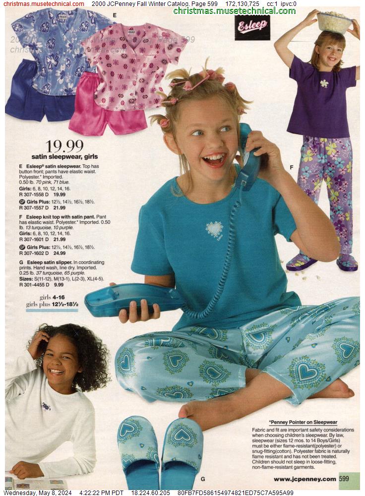 2000 JCPenney Fall Winter Catalog, Page 599