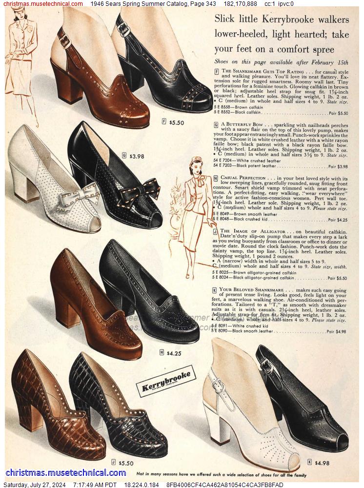 1946 Sears Spring Summer Catalog, Page 343