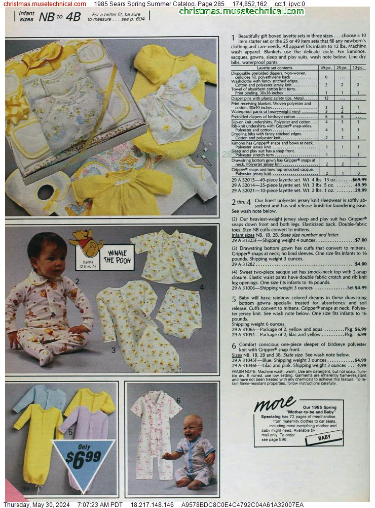 1985 Sears Spring Summer Catalog, Page 285