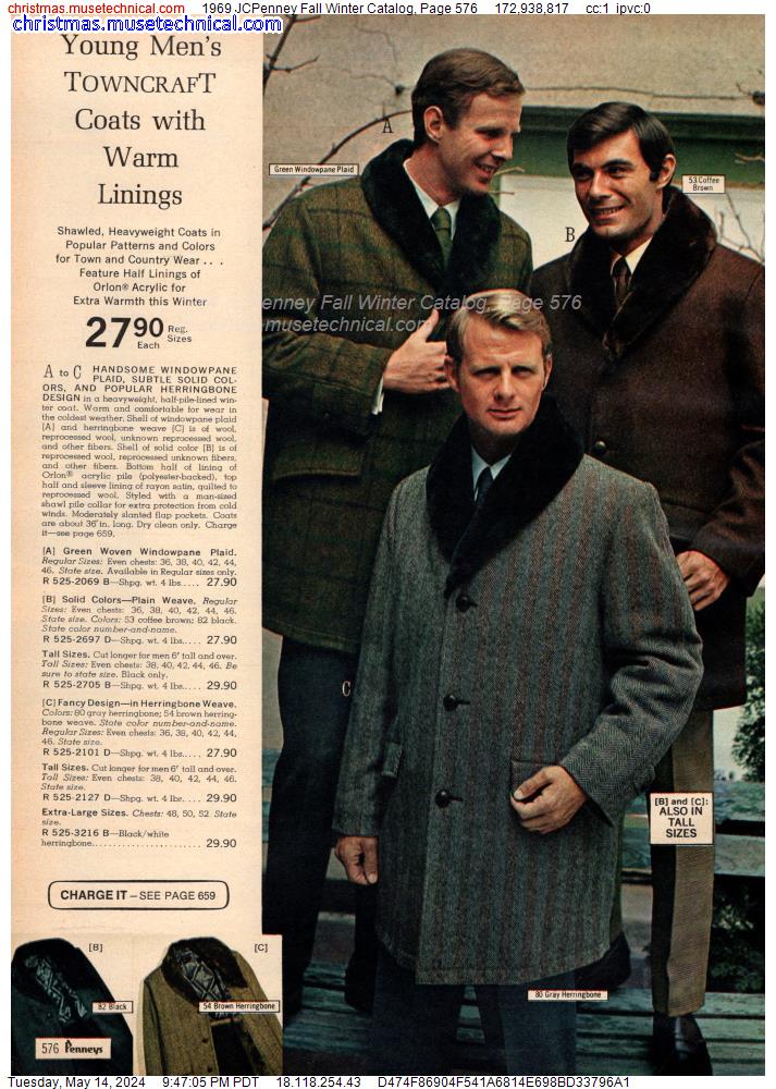 1969 JCPenney Fall Winter Catalog, Page 576