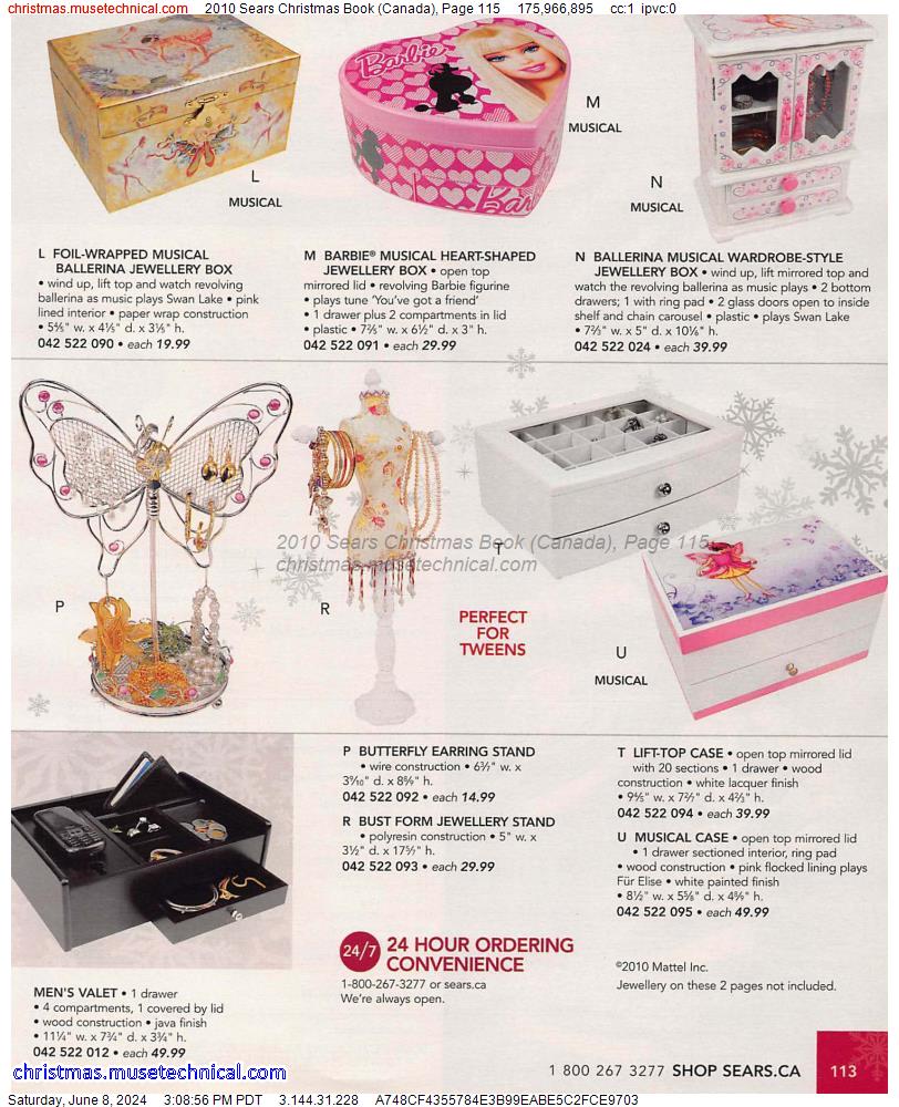 2010 Sears Christmas Book (Canada), Page 115