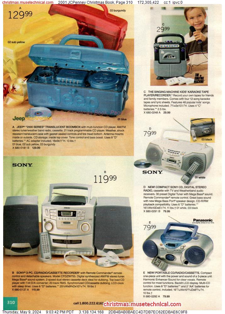 2001 JCPenney Christmas Book, Page 310